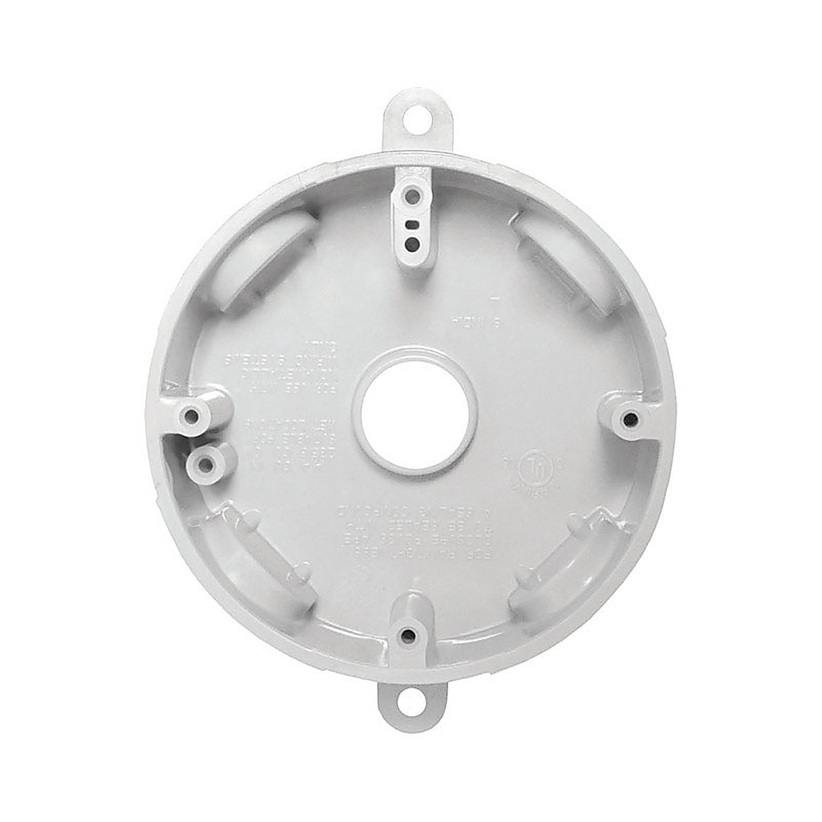 Sigma Electric 14130WH 1.5 in. Round Plastic Outlet Box White