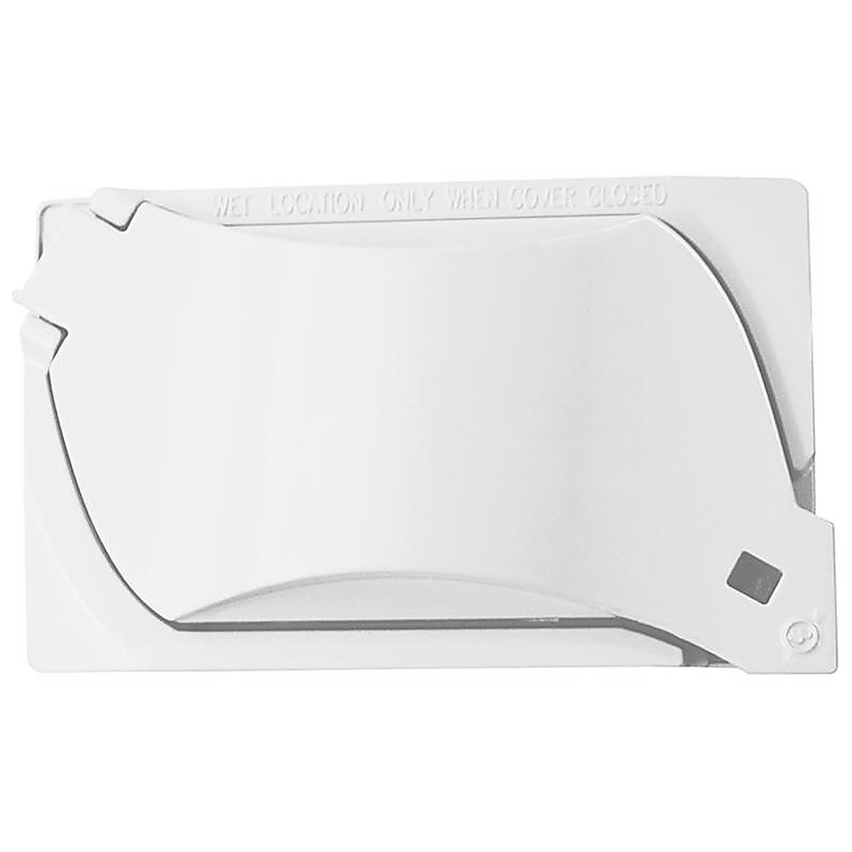 Sigma Electric 14140WH Rectangle Plastic 1 gang Universal Cover For Wet Locations