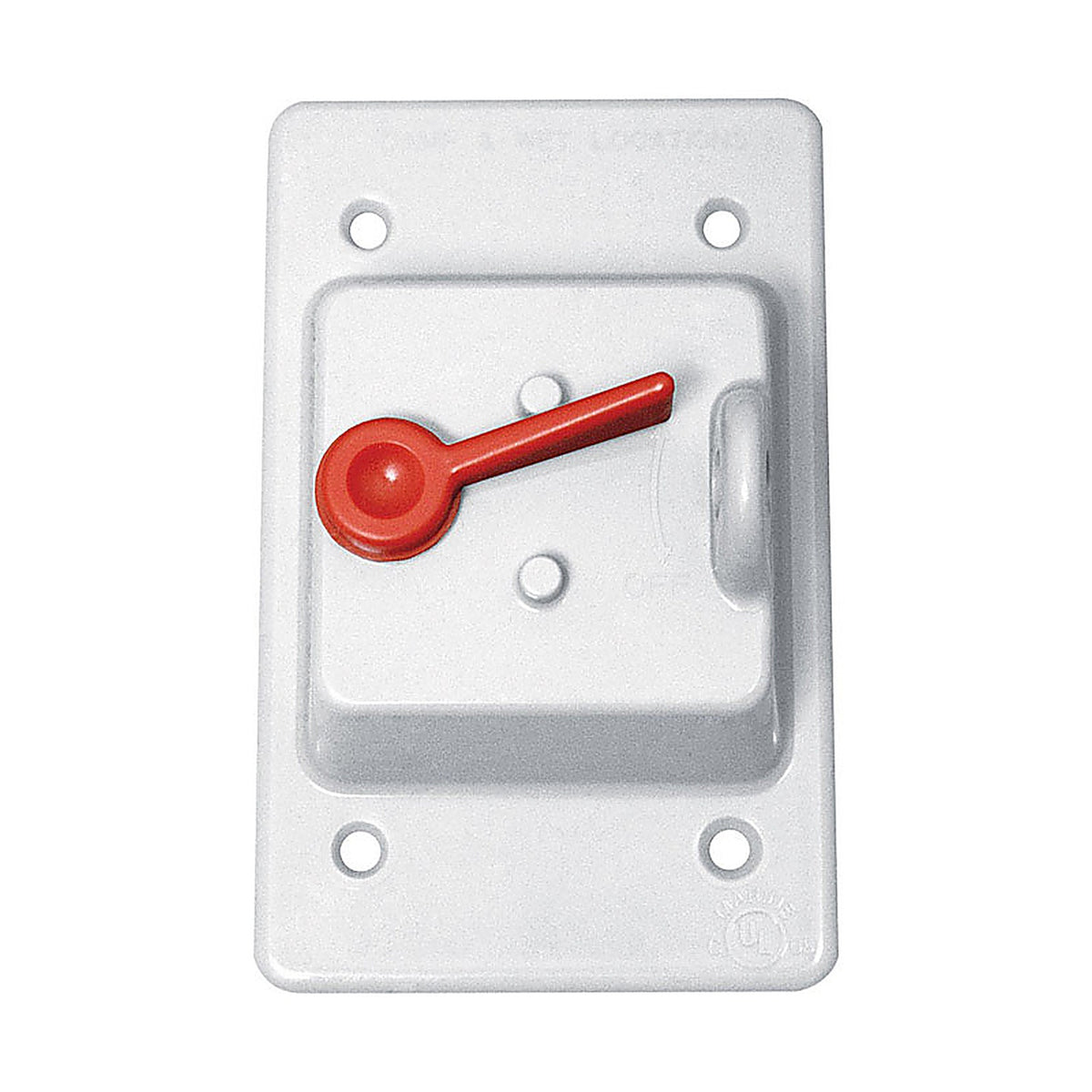 Sigma Electric 14210WH Rectangle Plastic 1 gang Toggle Switch Cover For Wet Locations