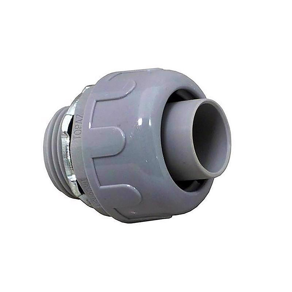 Sigma Electric 49460 ProConnex 1/2 in. Dia. Plastic Straight Connector For Liquid Tight 1/Pack