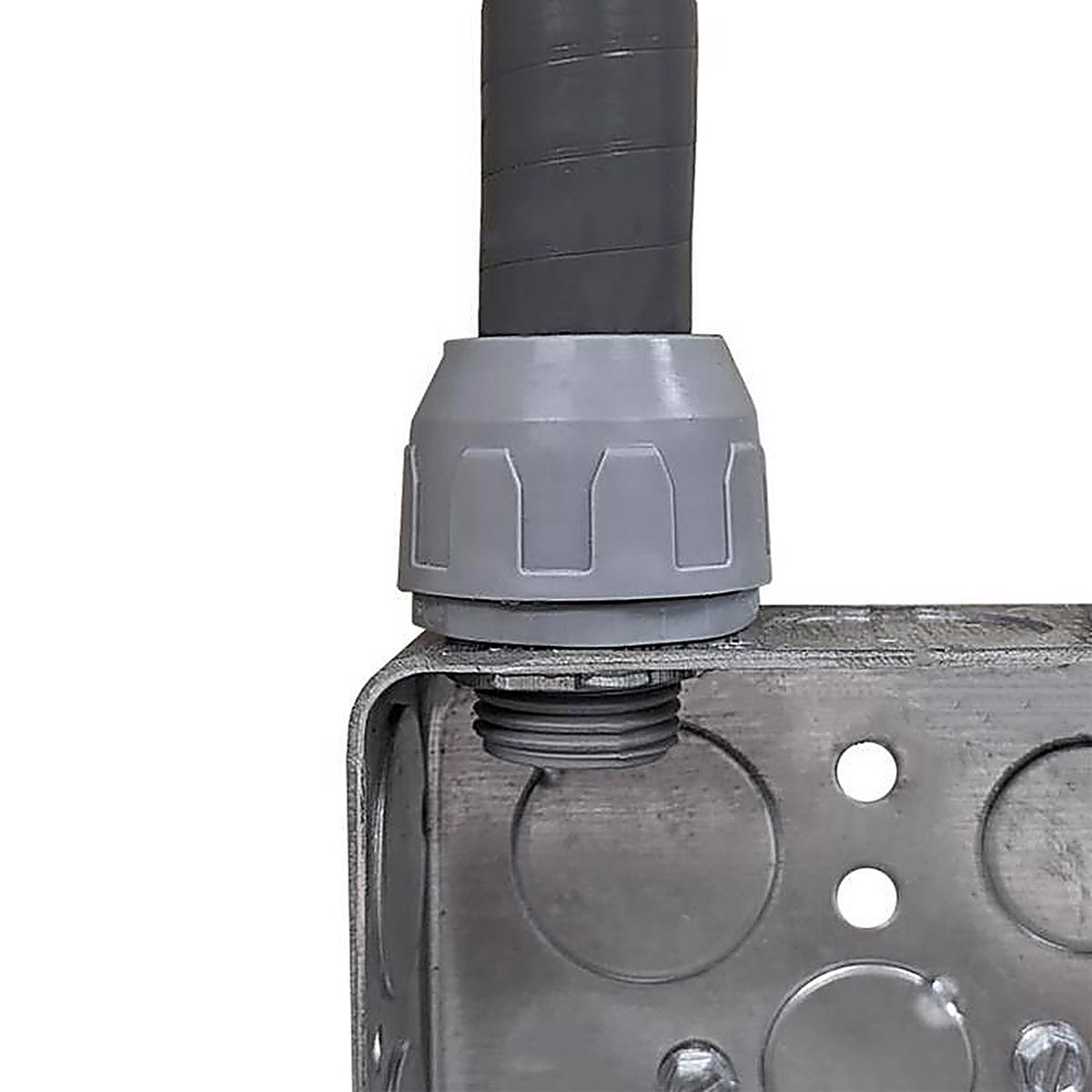 Sigma Electric 49460 ProConnex 1/2 in. Dia. Plastic Straight Connector For Liquid Tight 1/Pack