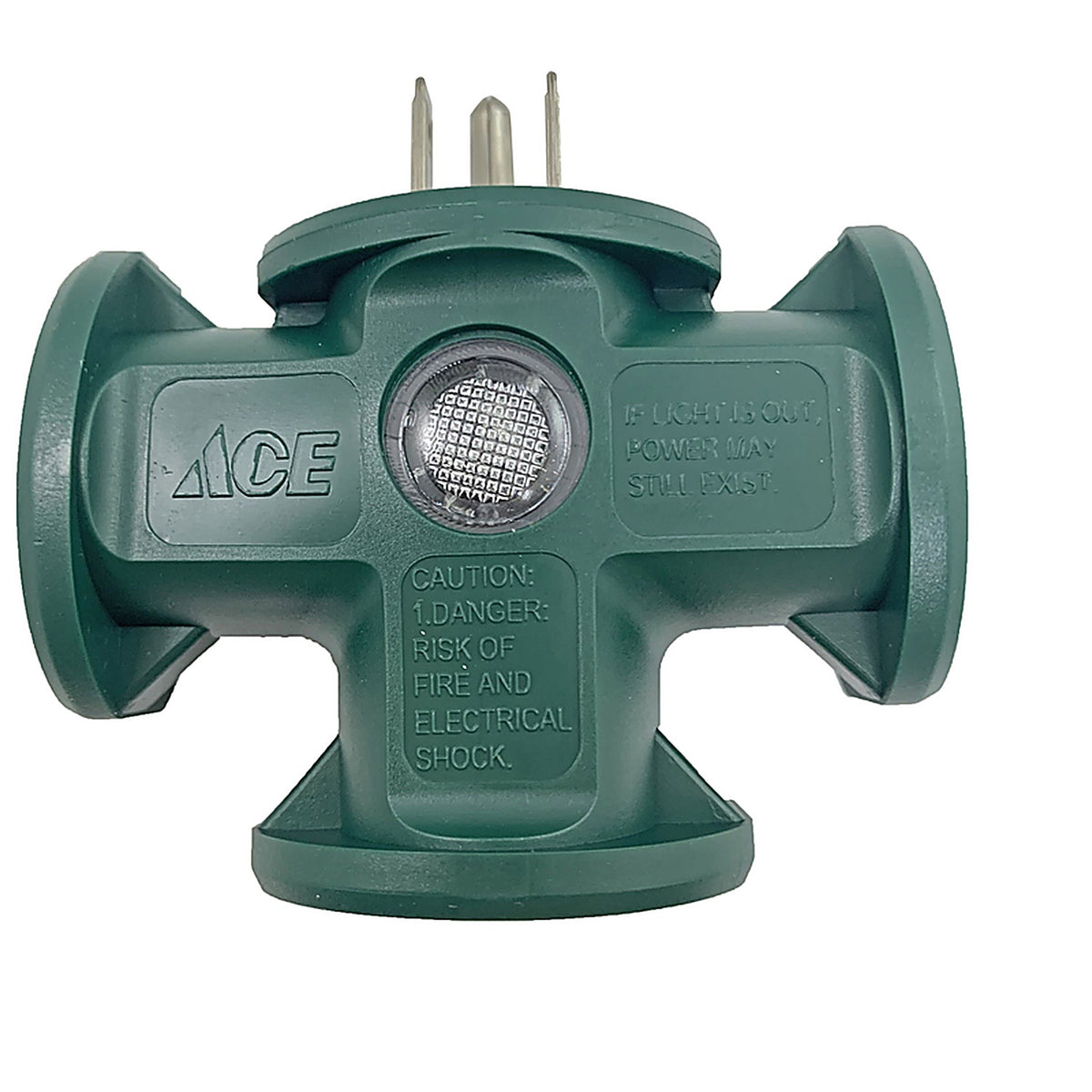 Projex FA-848E/05BUPRJ Grounded 3 outlets Triple Tap Adapter 1/Pack