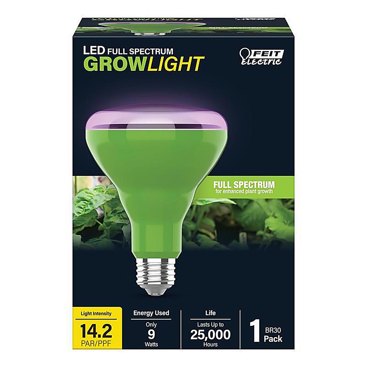 Feit Electric BR30GROWLEDG2BX BR30 E26 (Medium) LED Grow Light Sunlight 60 W 1 pk