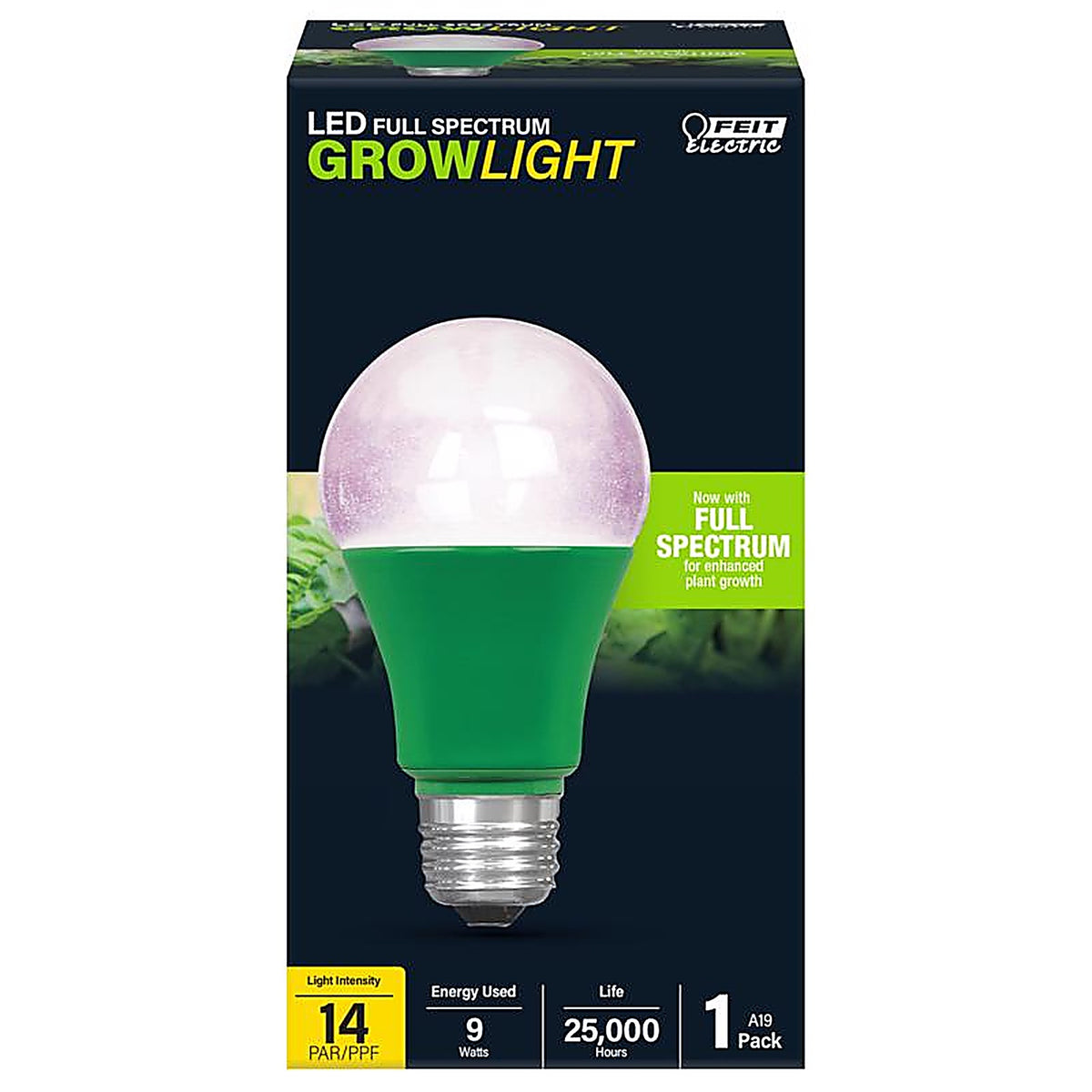Feit Electric A19/GROWLEDG2BX A19 E26 (Medium) LED Grow Light White 60 W 1 pk