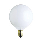 Westinghouse - 0375348 - 25 W G16.5 Globe Incandescent Bulb E12 (Candelabra) White 1 Pack