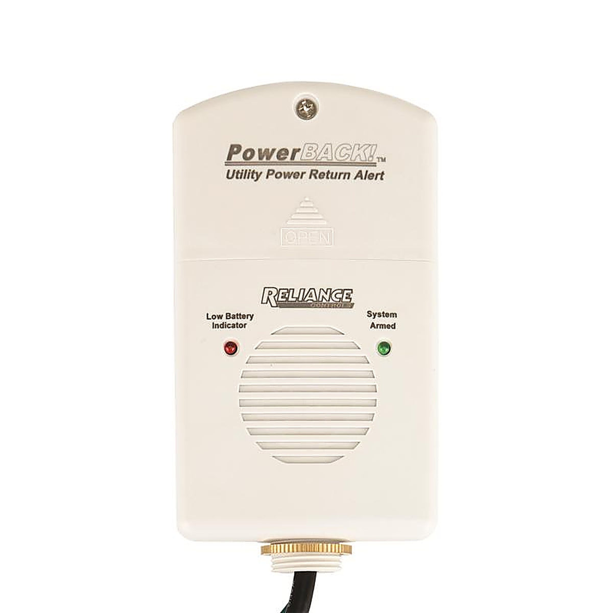 Reliance - THP108 - Controls Powerback 15 Amps 120 V 1 Space 1 Circuits Surface Mount Load Center Main Breaker
