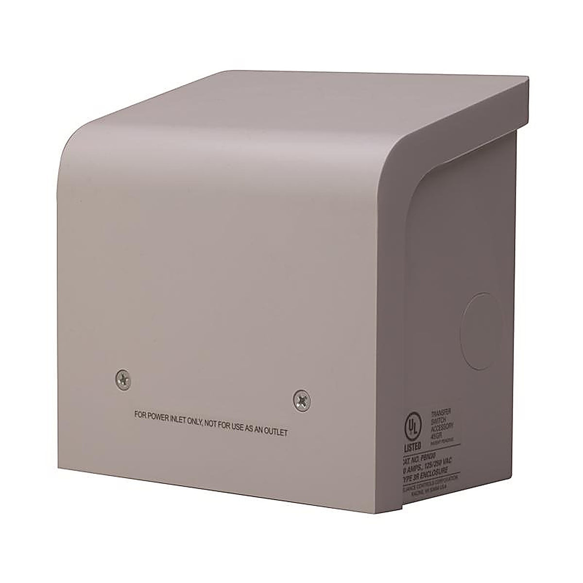 Reliance - PBN-50 - Controls 50 Amps 120/240 V 1 Space 1 Circuits Surface Mount Power Inlet Box