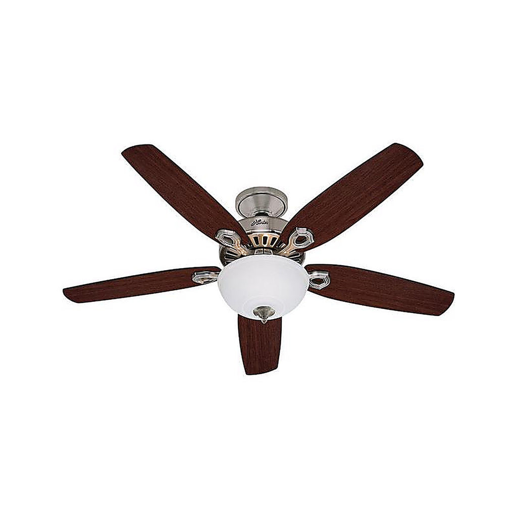 Hunter 53090 Builder Deluxe 52 in. Brushed Nickel LED Indoor Ceiling Fan