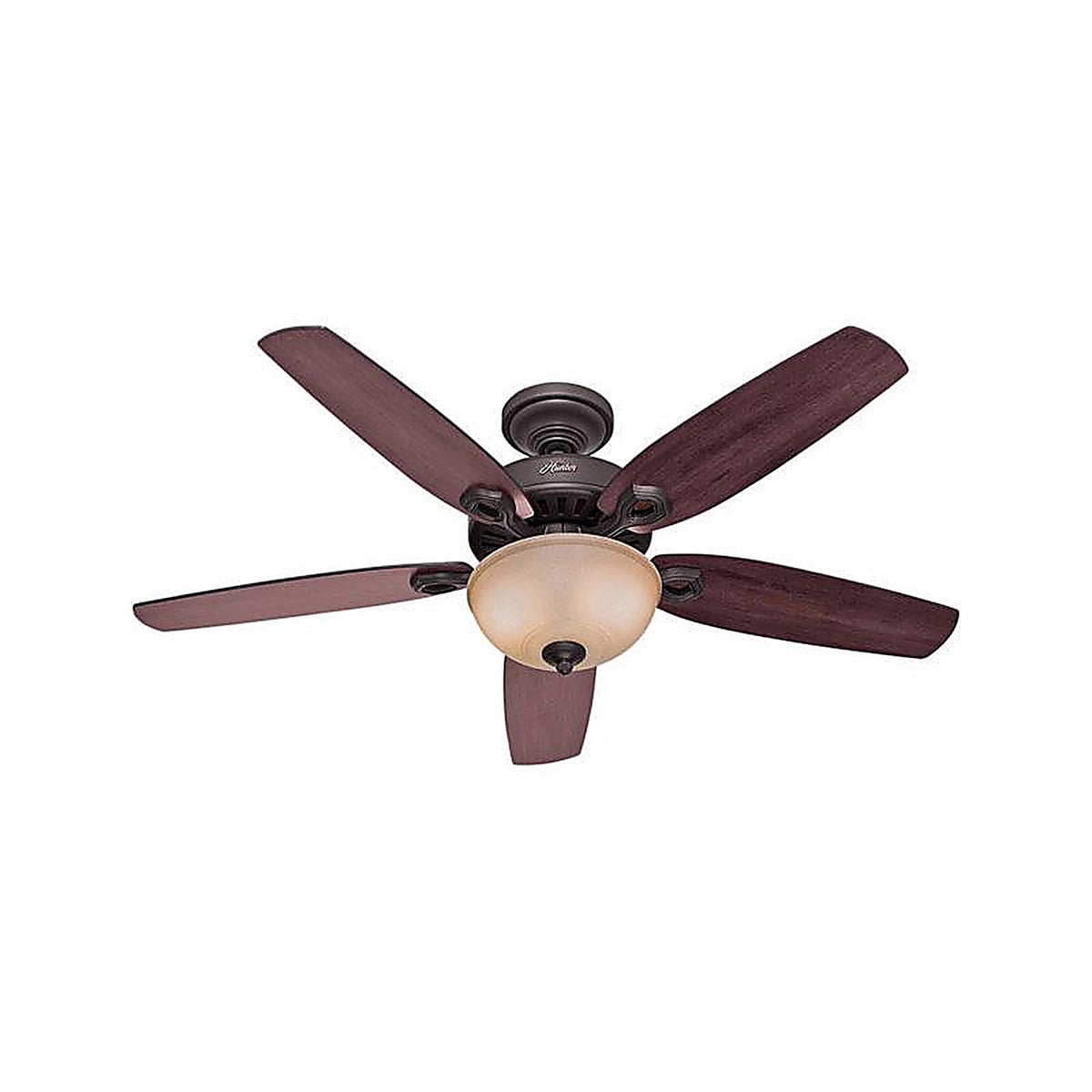 Hunter 53091 Builder Deluxe 52 in. New Bronze Brown LED Indoor Ceiling Fan