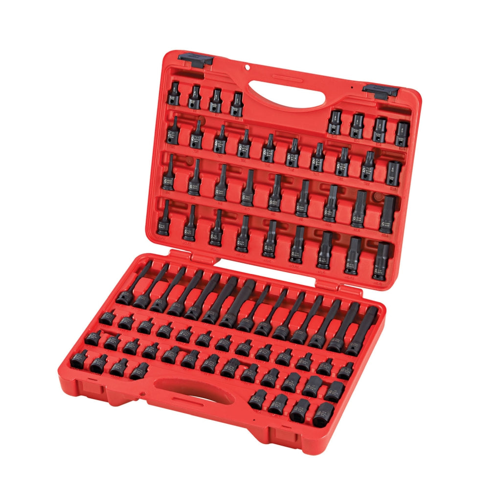 Sunex Tools - 3569 - 84 Piece 3/8 Inch Drive Master HEX, Torx and Triple Square Impact Bit Socket Set