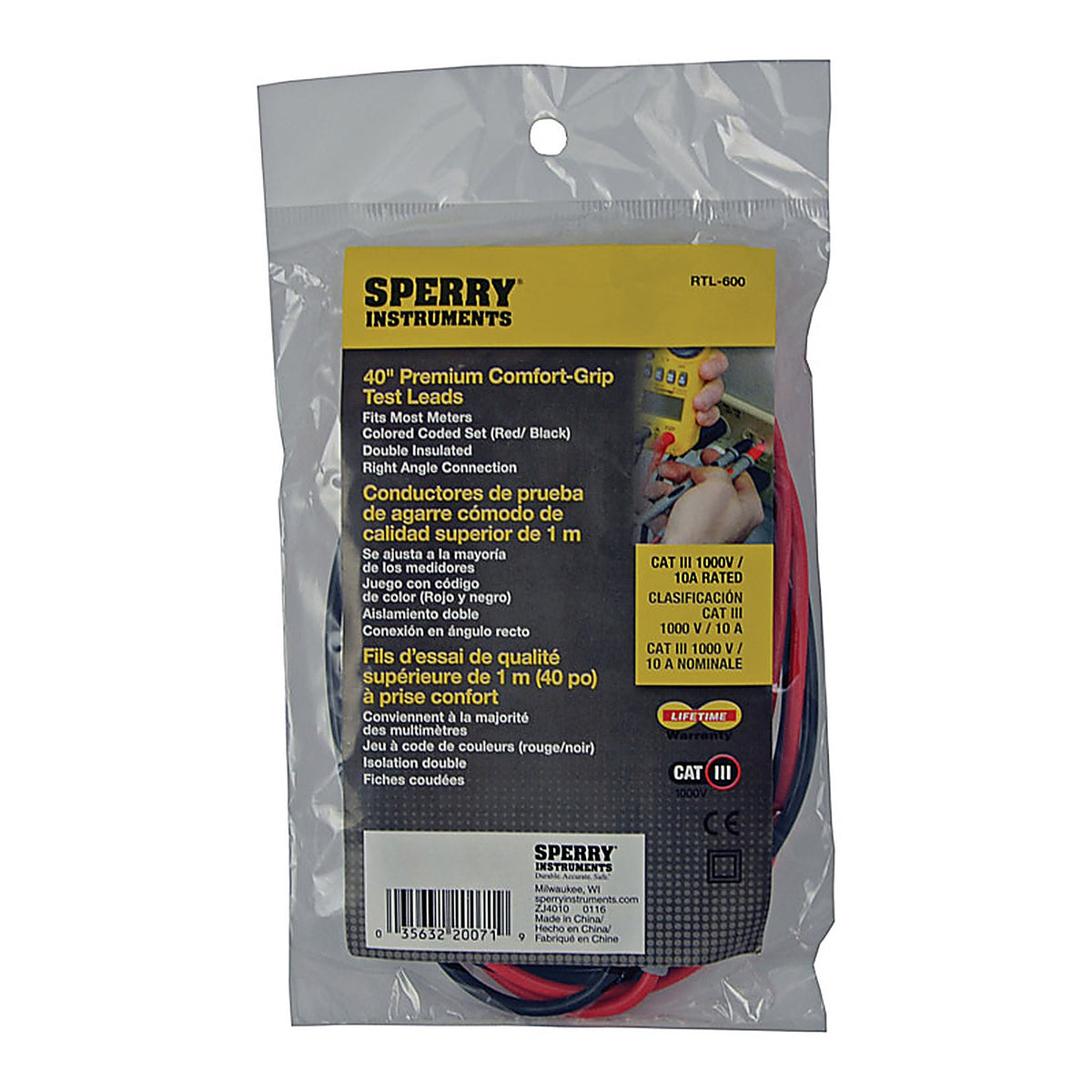Gardner Bender RTL-600 Sperry Up to 1000 volts Lead Wire Replacement