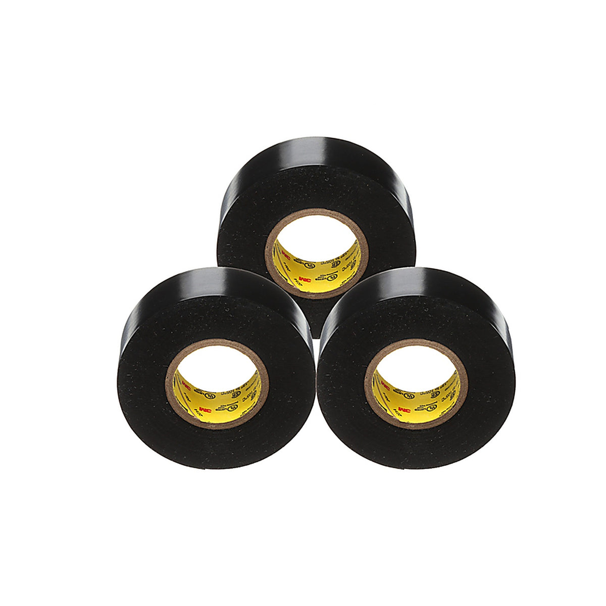 Scotch - 6132-BA-3PK-6 - 3/4 In. W X 66 Ft. L Black PVC Electrical Tape