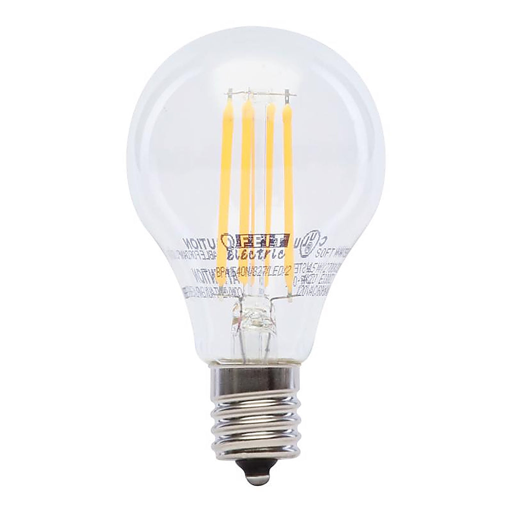 Feit - BPA1540N827LED2 - Performance A15 E17 (Intermediate) LED Bulb Soft White 40 Watt Equivalence 2 Pack