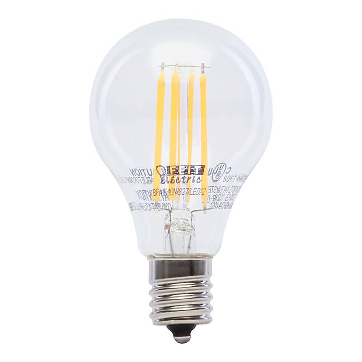Feit - BPA1540N827LED2 - Performance A15 E17 (Intermediate) LED Bulb Soft White 40 Watt Equivalence 2 Pack