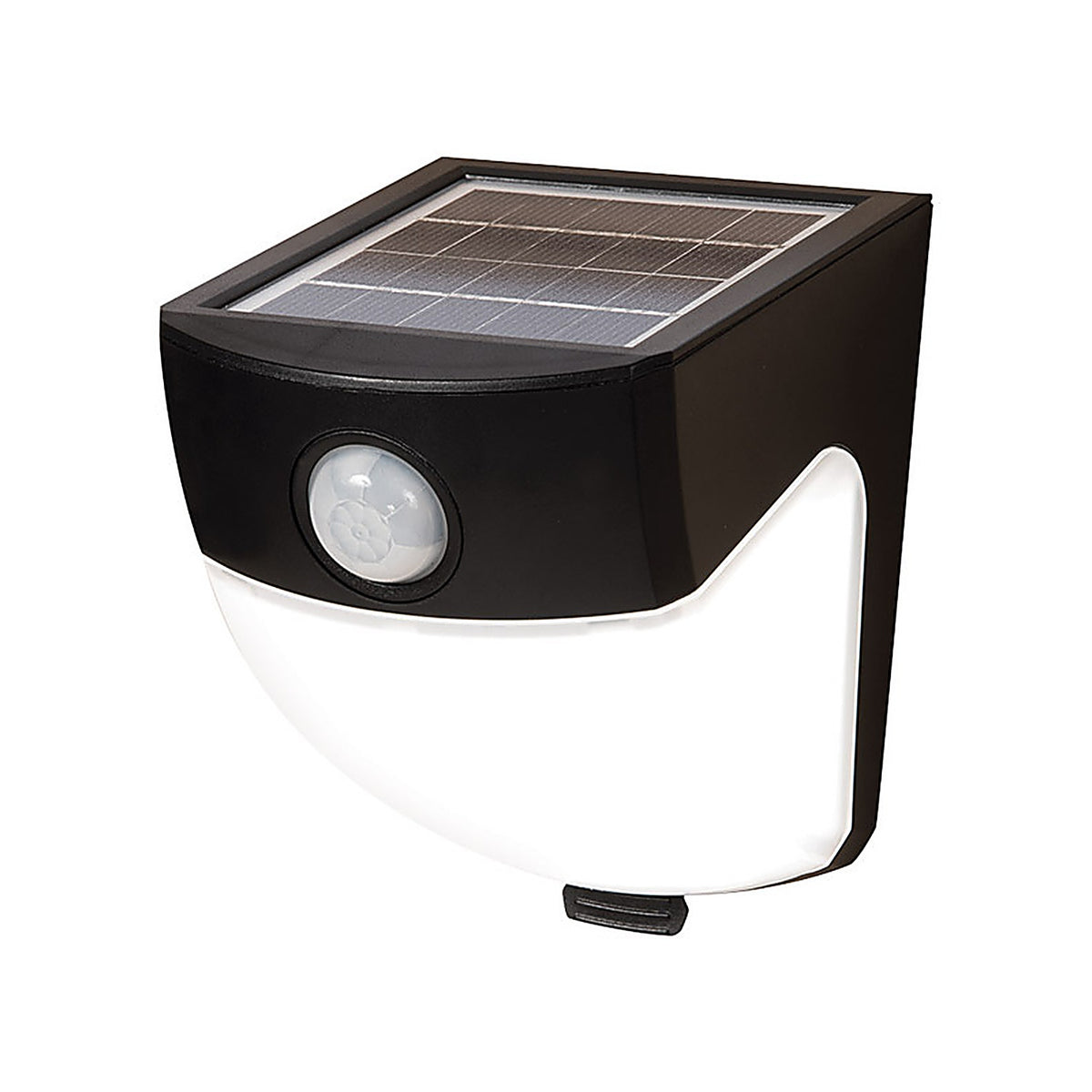 Leviton MSLED300 All-Pro Motion-Sensing 120 deg. LED Black Outdoor Floodlight Solar Powered