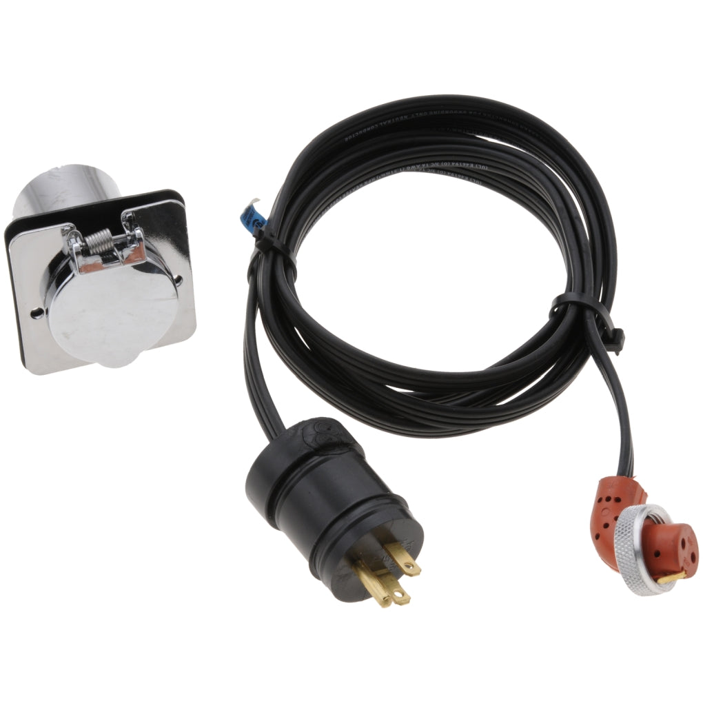 ZeroStart 3600014 Power Cord, Weatherproof, 120V 15A, 12ft. long with square