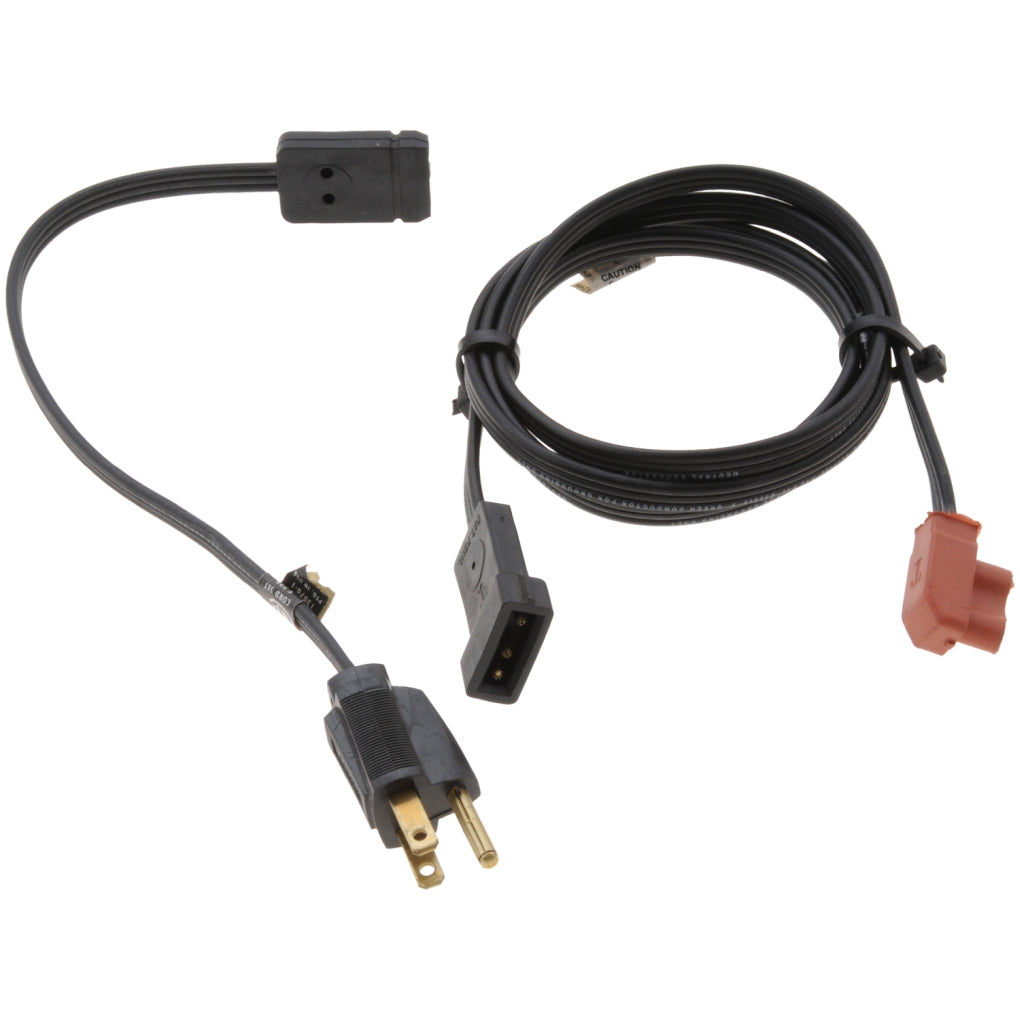 ZeroStart 360-0018 2 piece, through-the-grill cordset for stamped steel adapters, 120V 15Amp rating, 18 AWG,