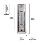 Heath Zenith SL-358-00 Plastic Wired Pushbutton Doorbell