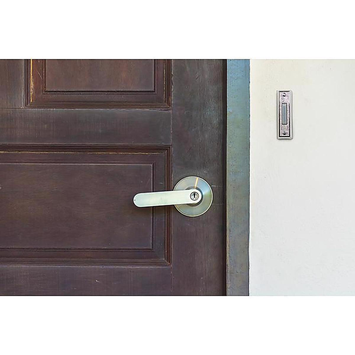 Heath Zenith SL-358-00 Plastic Wired Pushbutton Doorbell