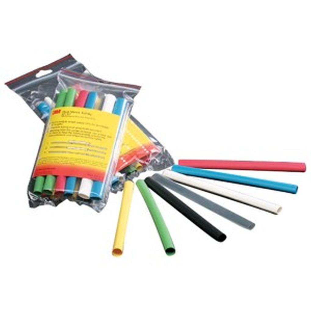 3M 36620 Heat Shrink Tubing Assortment Pack FP-301, 3/16 inch, Assorted