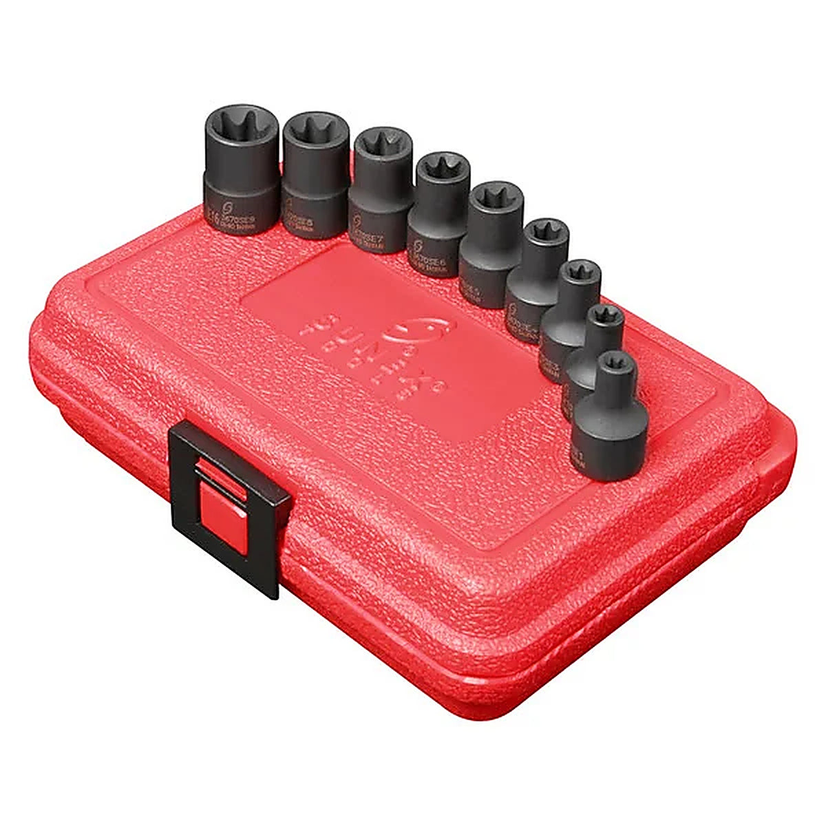 Sunex 3670SE 3/8in. Dr External Star Impact Socket Set, 9Pc