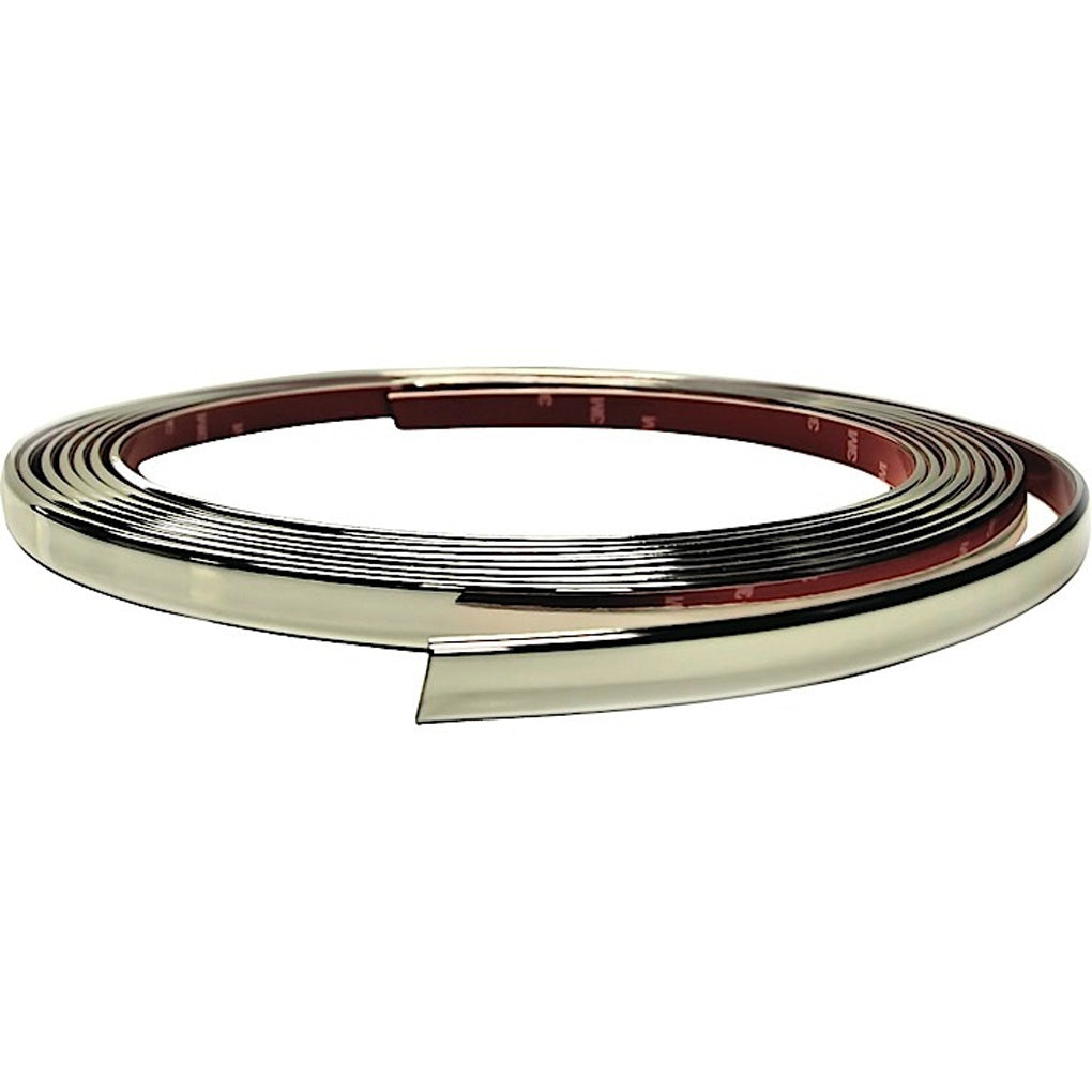 Cowles Protekto Trim 37-1520 Wheel Well Molding 5/8in. Dish 20ft. Kit, Chrome