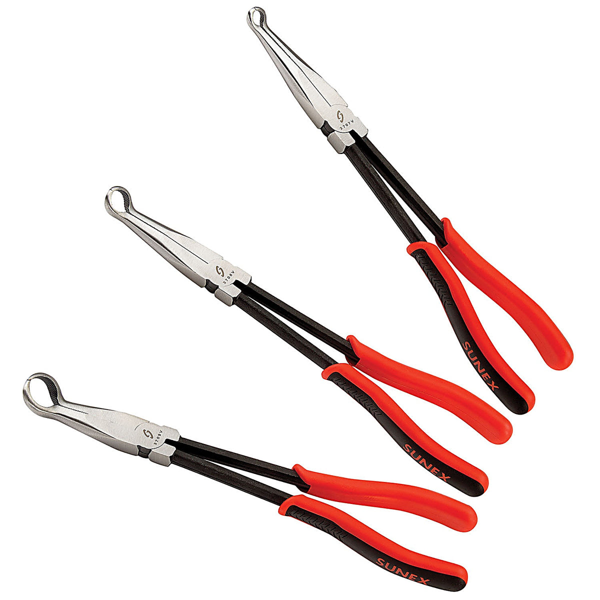 Sunex 3703V 3Pc 11in. Hose Gripper Pliers Set