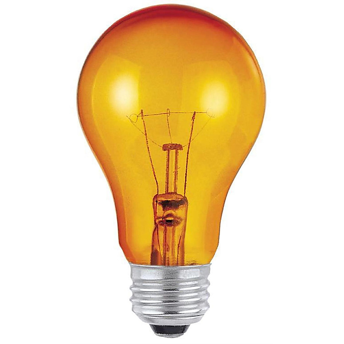 Westinghouse - 0344348 - 25 W A19 A-Line Incandescent Bulb E26 (Medium) Amber 1 Pack