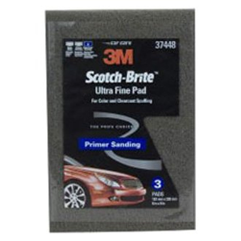 3M 37448 Scotch-Brite Ultra Fine Hand Pad 37448, 6 inch x 9 inch