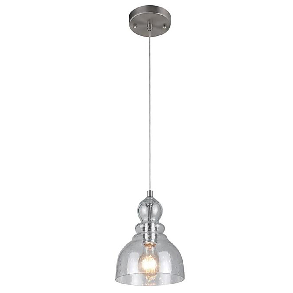 Westinghouse - 6100700 - Fiona Brushed Nickel 1 Lights Mini Pendant Light