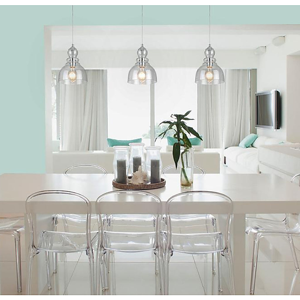 Westinghouse - 6100700 - Fiona Brushed Nickel 1 Lights Mini Pendant Light