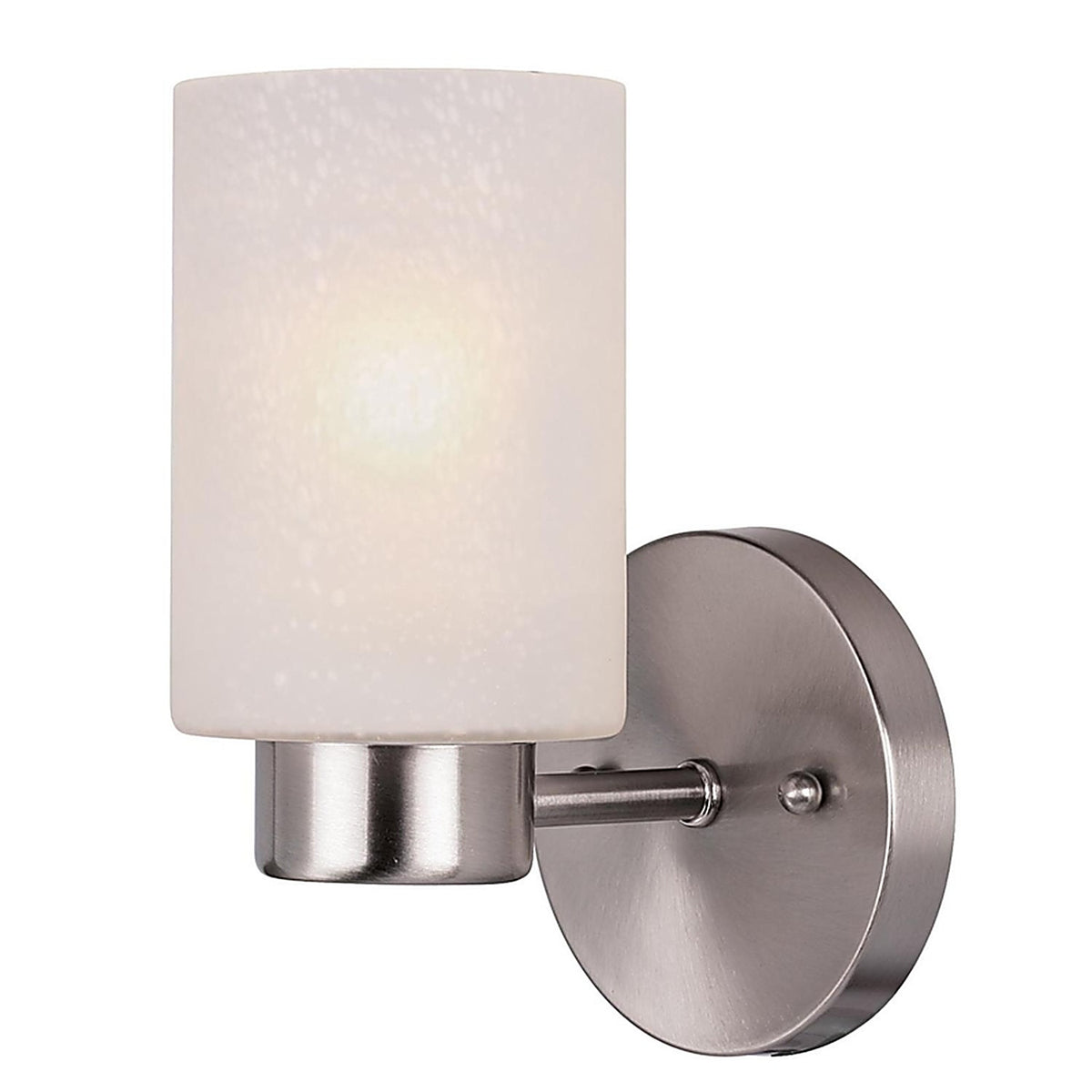 Westinghouse 62278 Sylvestre 1-Light Brushed Nickel Gray Wall Sconce