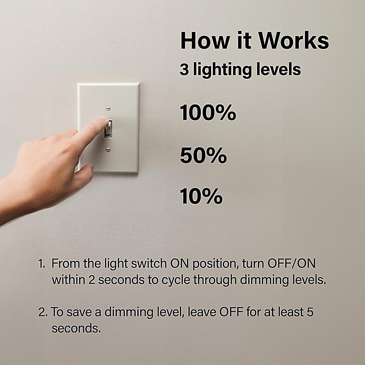 Feit Electric OM603DIMCALEDI Intellibulb A19 E26 (Medium) LED Bulb Soft White 60 Watt Equivalence 1 pk