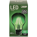 Feit Electric A19/TG/LED A19 E26 (Medium) Filament LED Bulb Green 30 W 1 pk