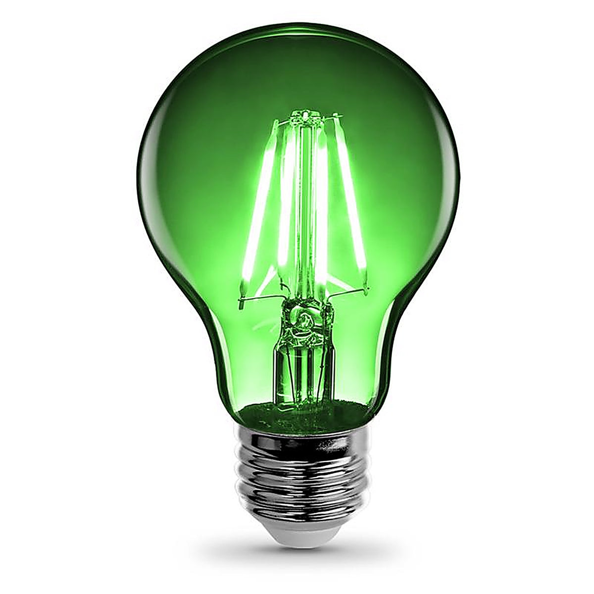 Feit Electric A19/TG/LED A19 E26 (Medium) Filament LED Bulb Green 30 W 1 pk
