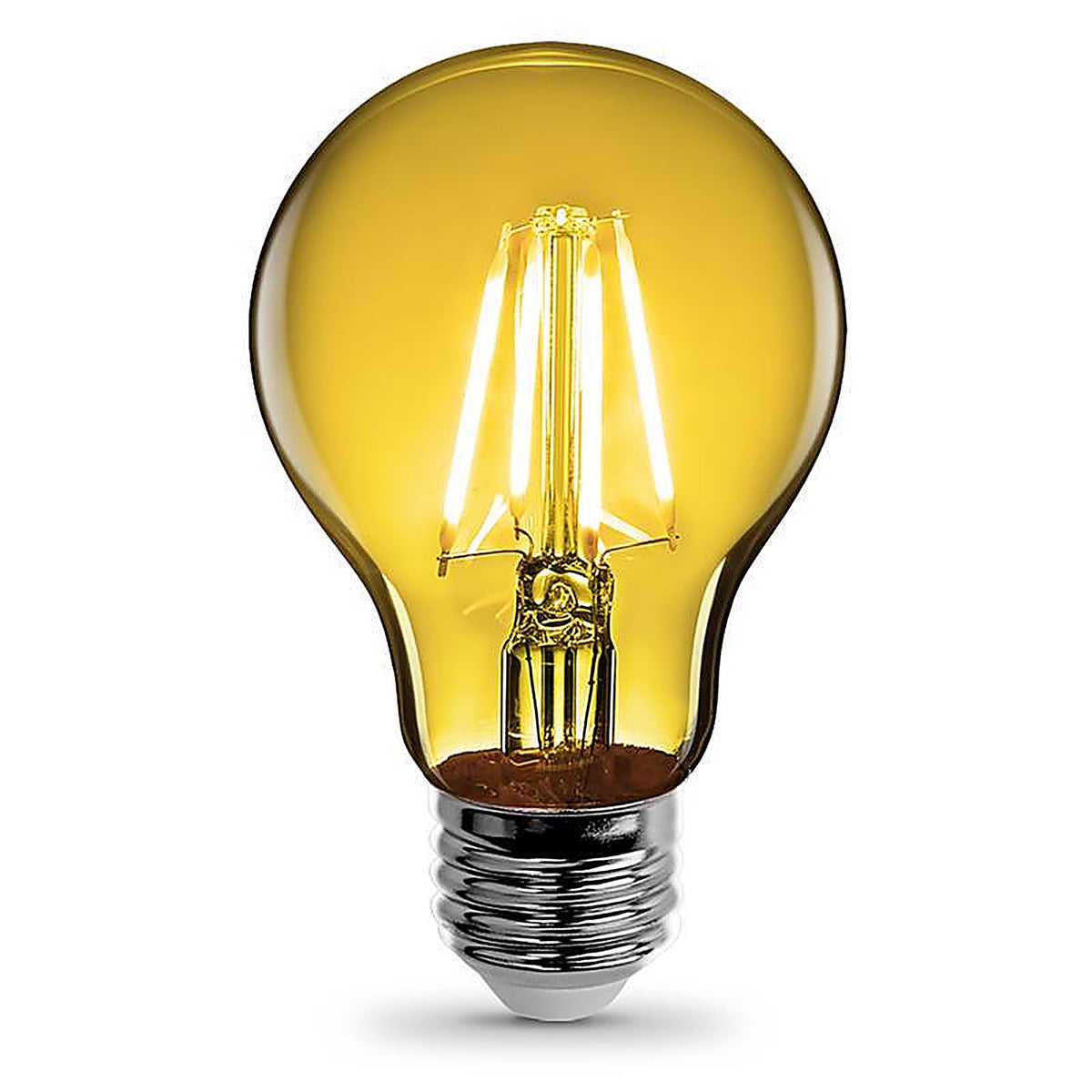 Feit Electric A19/TY/LED Filament A19 E26 (Medium) LED Bulb Yellow 30 W 1 pk