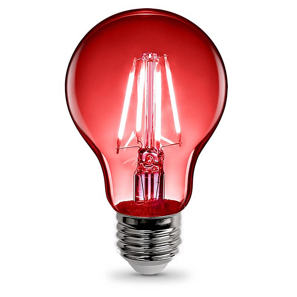 Feit Electric A19/TR/LED Filament A19 E26 (Medium) LED Bulb Red 30 W 1 pk
