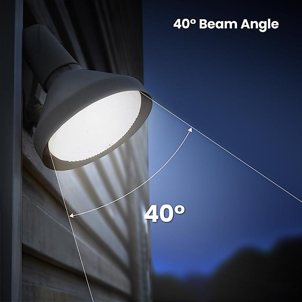 Feit - PAR3875/10KLED2 - Par38 E26 (Medium) LED Bulb Bright White 75 Watt Equivalence 2 Pack