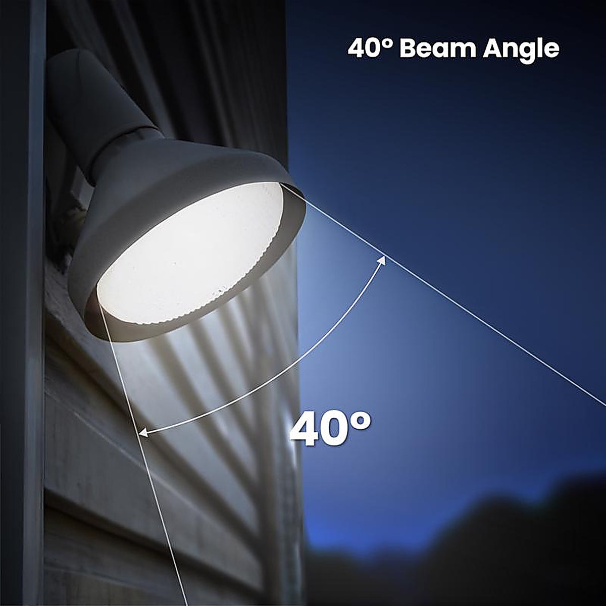 Feit - PAR3875/10KLED2 - Par38 E26 (Medium) LED Bulb Bright White 75 Watt Equivalence 2 Pack