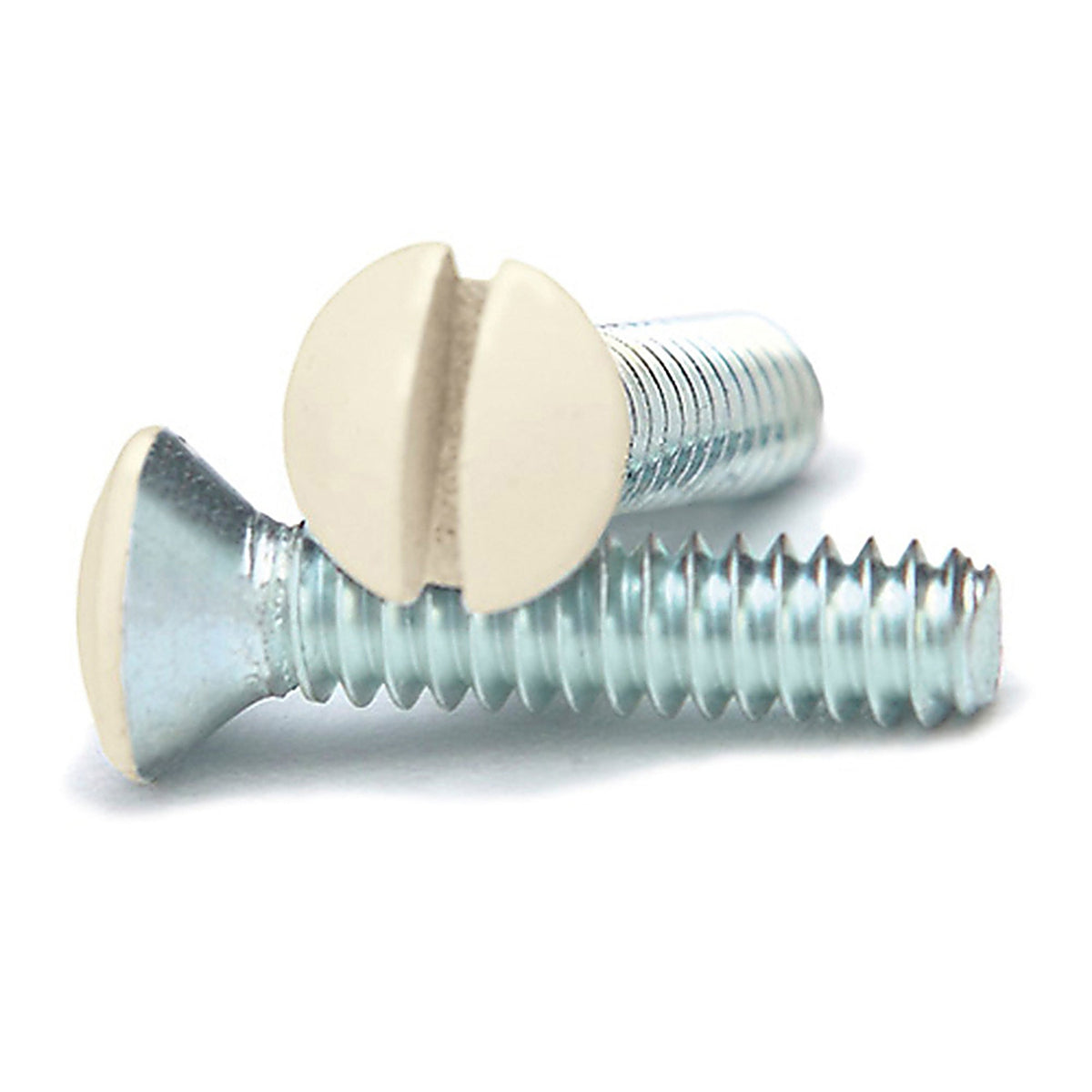 Amertac PSAL No. 6 x 3/4 in. L Slotted Oval Head Wallplate Screws 10/Pack