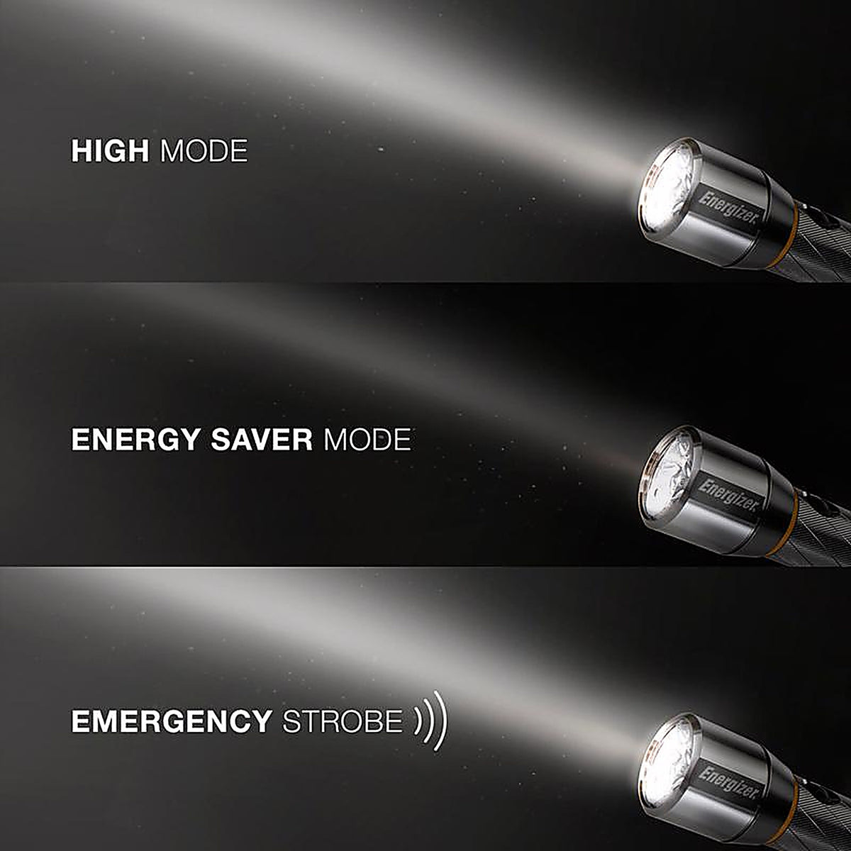 Energizer EPMZH61E 1300 lumens Gray LED Flashlight AA Battery