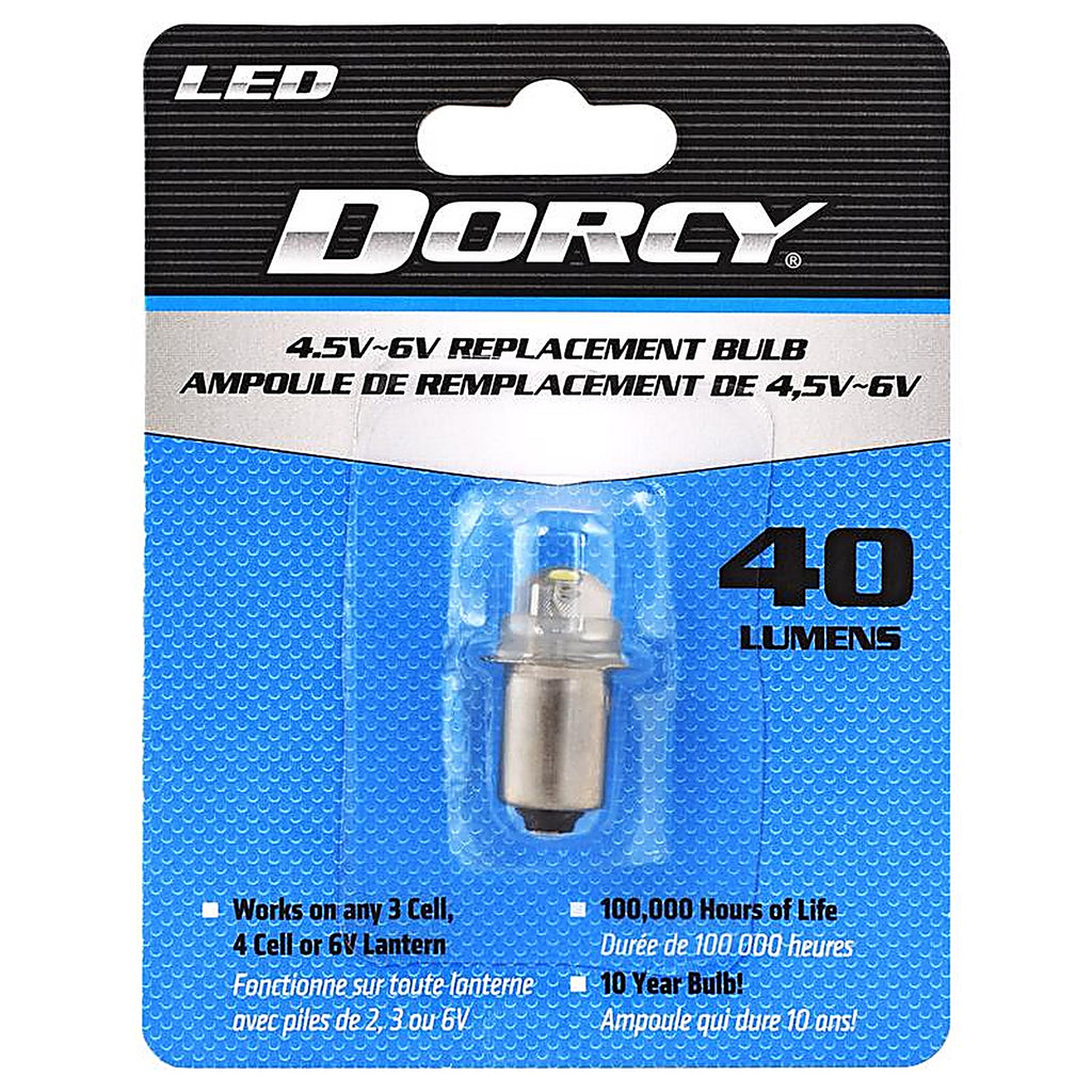 Dorcy 41-1644 LED Flashlight Bulb 6 volt Bayonet Base