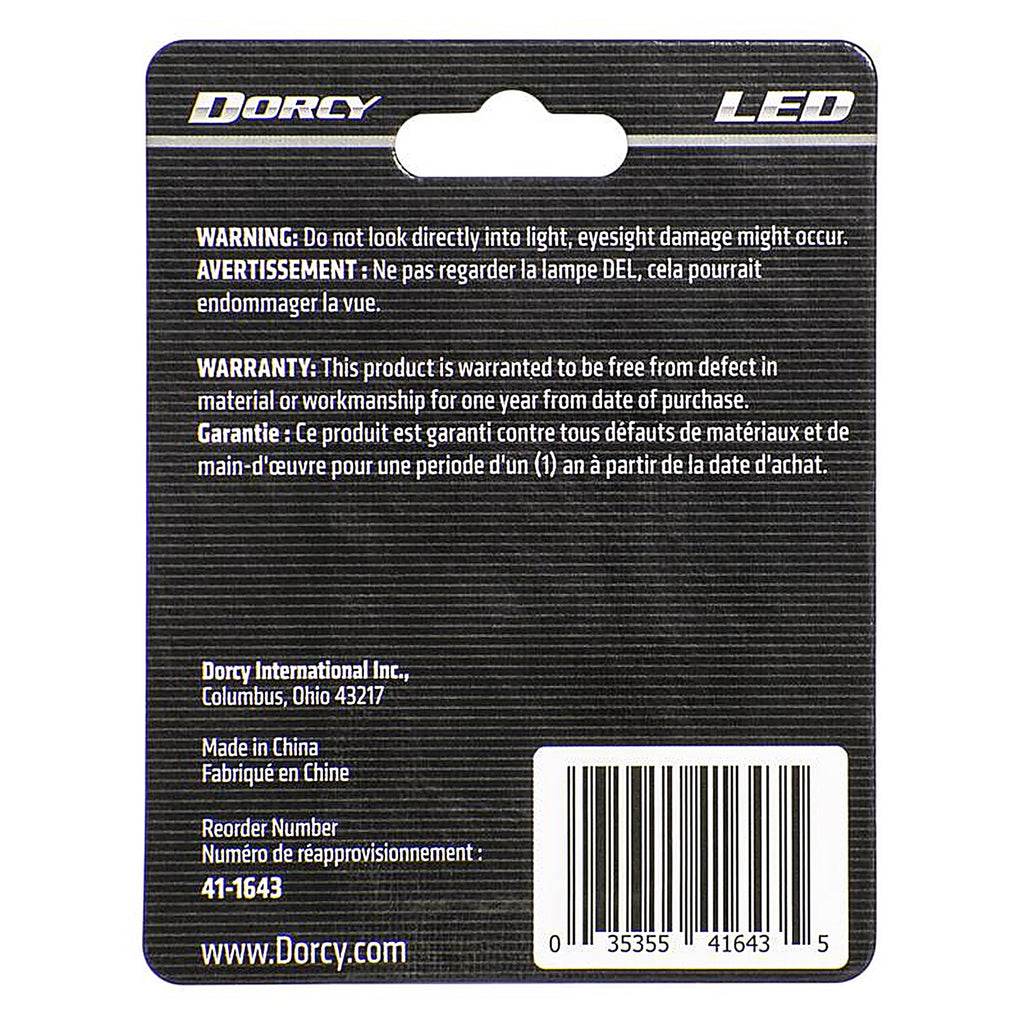 Dorcy 41-1643 LED Flashlight Bulb 3 volt Bayonet Base
