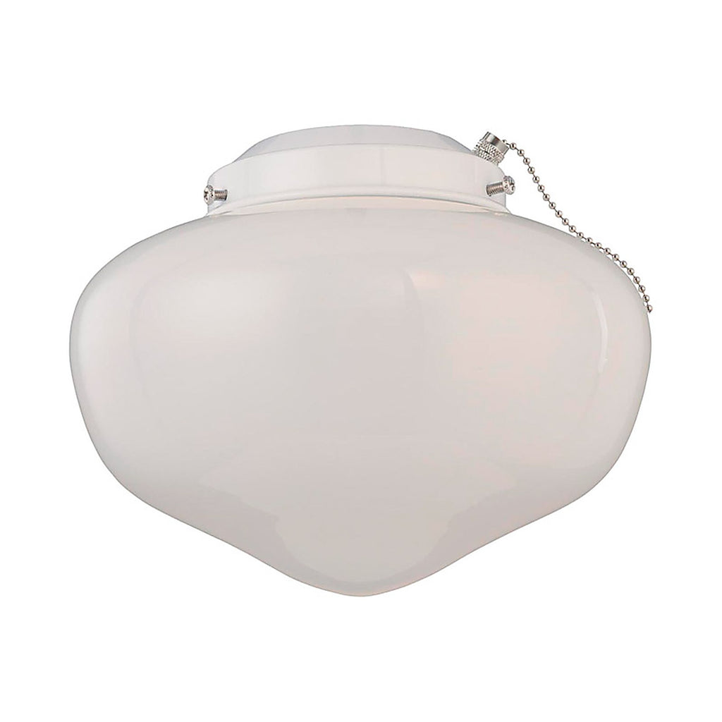 Westinghouse 77853 Semi-Gloss White Schoolhouse Ceiling Fan Light Kit