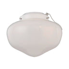 Westinghouse 77853 Semi-Gloss White Schoolhouse Ceiling Fan Light Kit