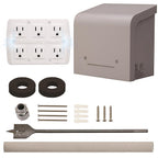 Reliance WKPBN30 30 amps 125 volt 6 circuits Surface Mount Generator Power Transfer Kit