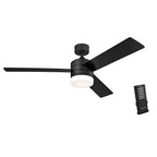 Westinghouse - 7205900 - Alta Vista 52 In. Matte Black LED Indoor Ceiling Fan