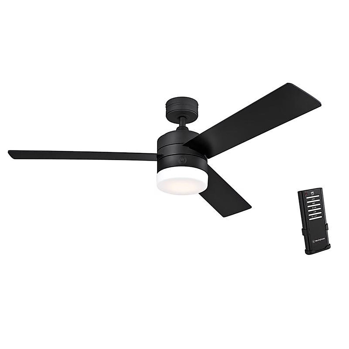 Westinghouse - 7205900 - Alta Vista 52 In. Matte Black LED Indoor Ceiling Fan