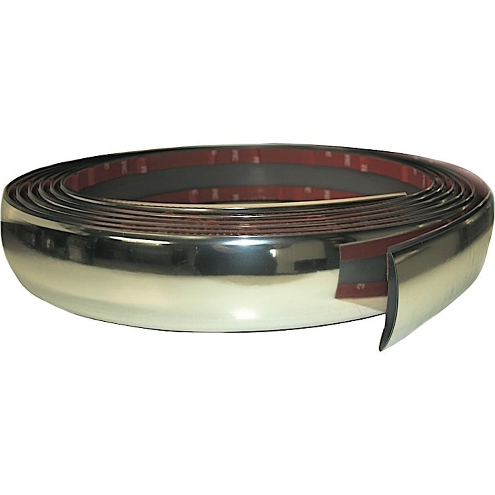 Cowles ProtektoTrim 38-618 2in. GMC w/Clear PVC Overlay Chrome 18ft. Kit