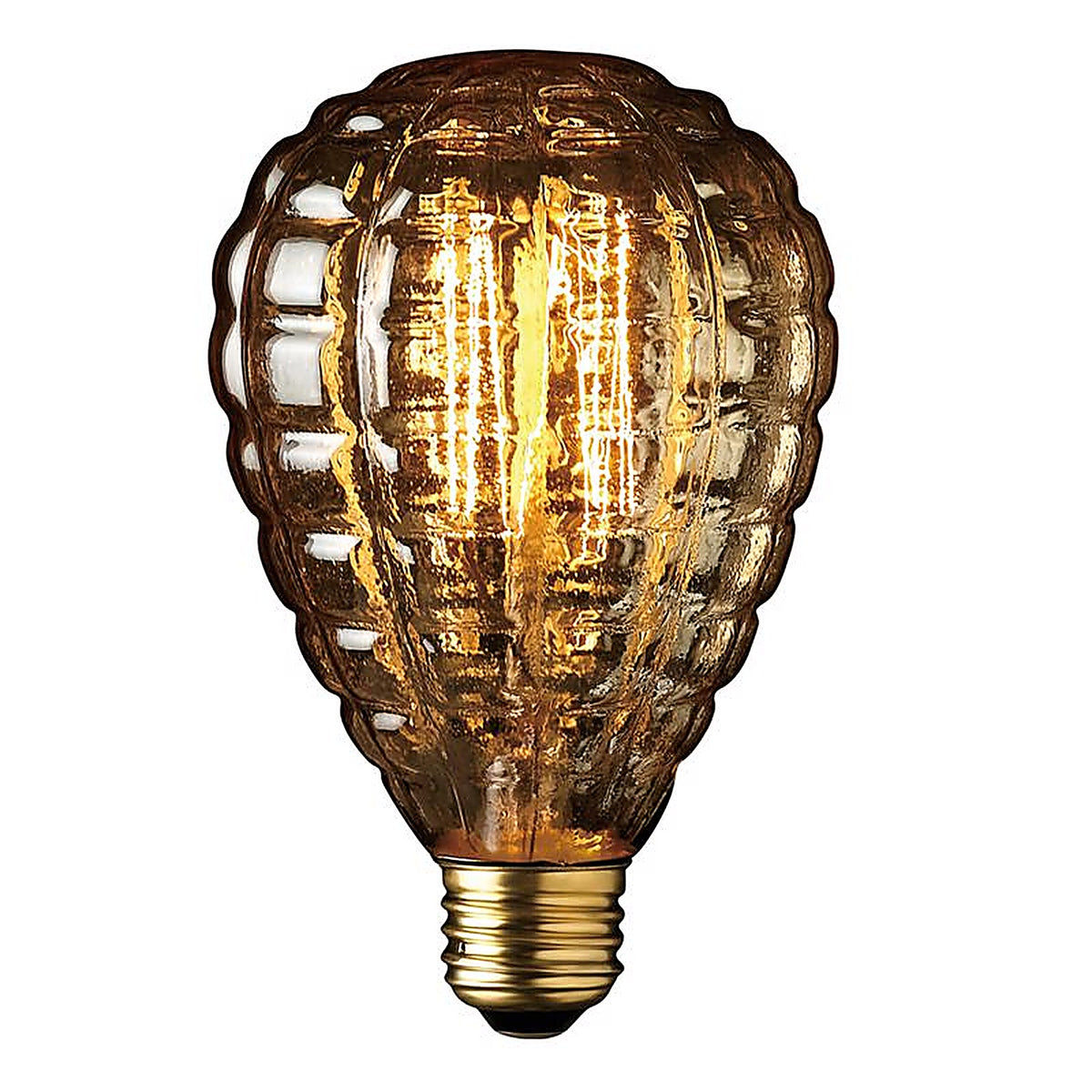 Globe Electric - 84635 - Designer Granada 40 W G40 Decorative Incandescent Bulb E26 (Medium) Amber 1 Pack